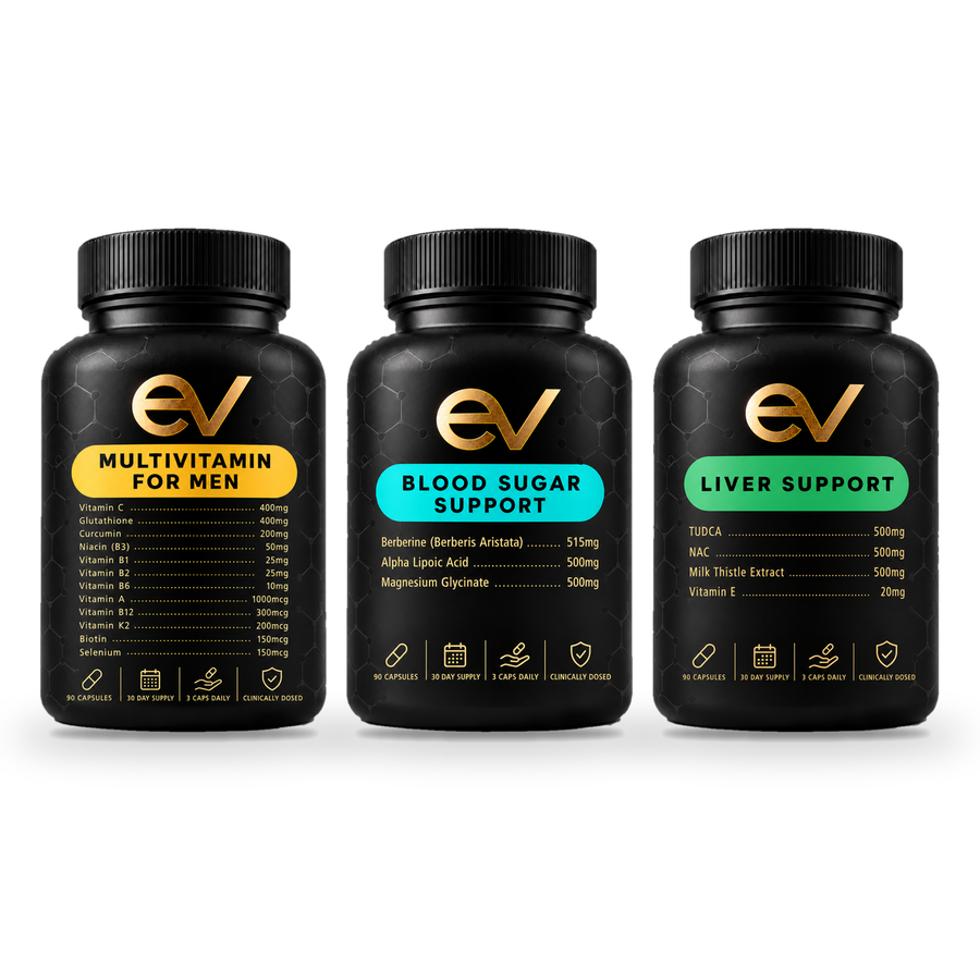 Evra Vital Everyday Health Stack bundle, 3 formulas