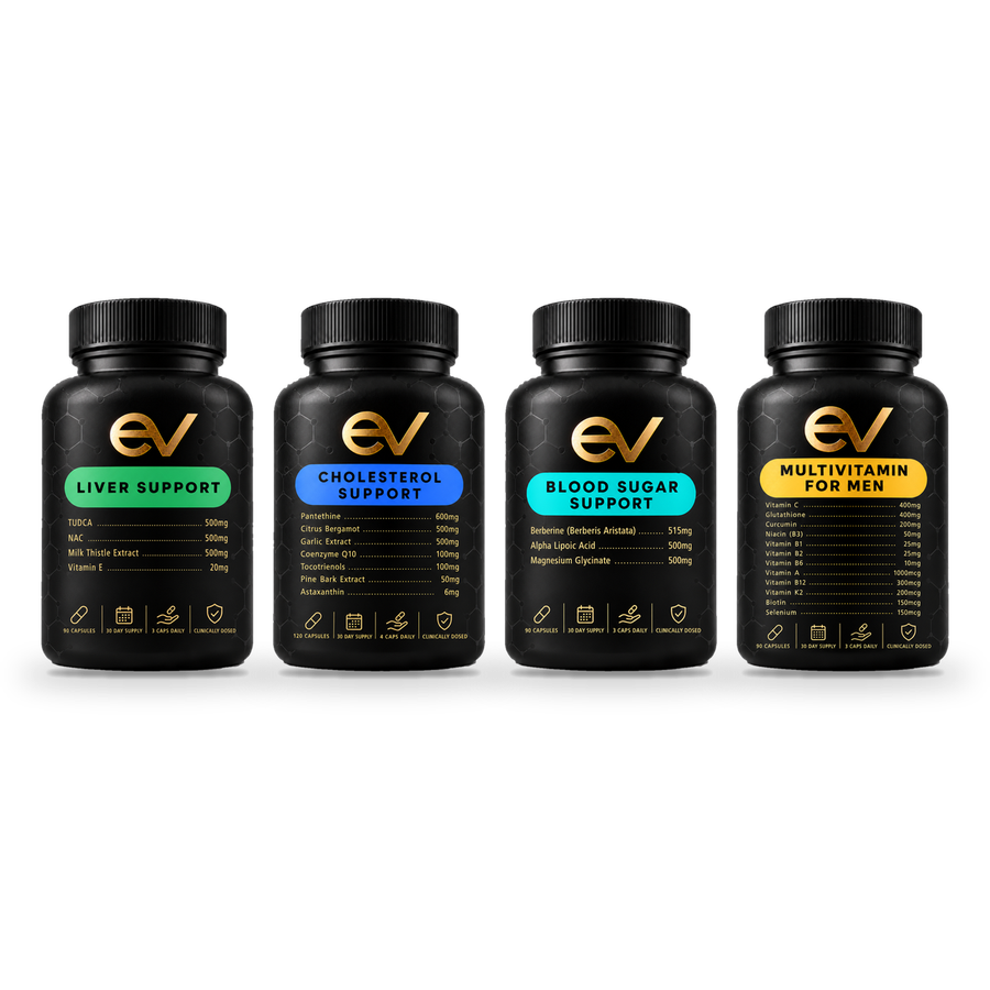 Evra Vital Health Stack bundle, 4 formulas